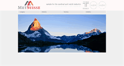Desktop Screenshot of metsuisse.com